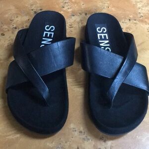 Senso black Dina 39 womens sandals shoes